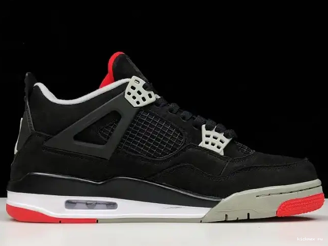 Cheap Kickmax CEMENT RETRO 308497-060 JORDAN 4 BLACK 0415